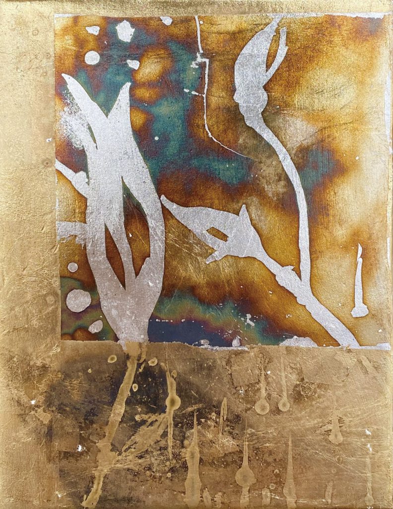 大人のための、絵画講座。金銀箔×写真転写で、現代装飾表現。