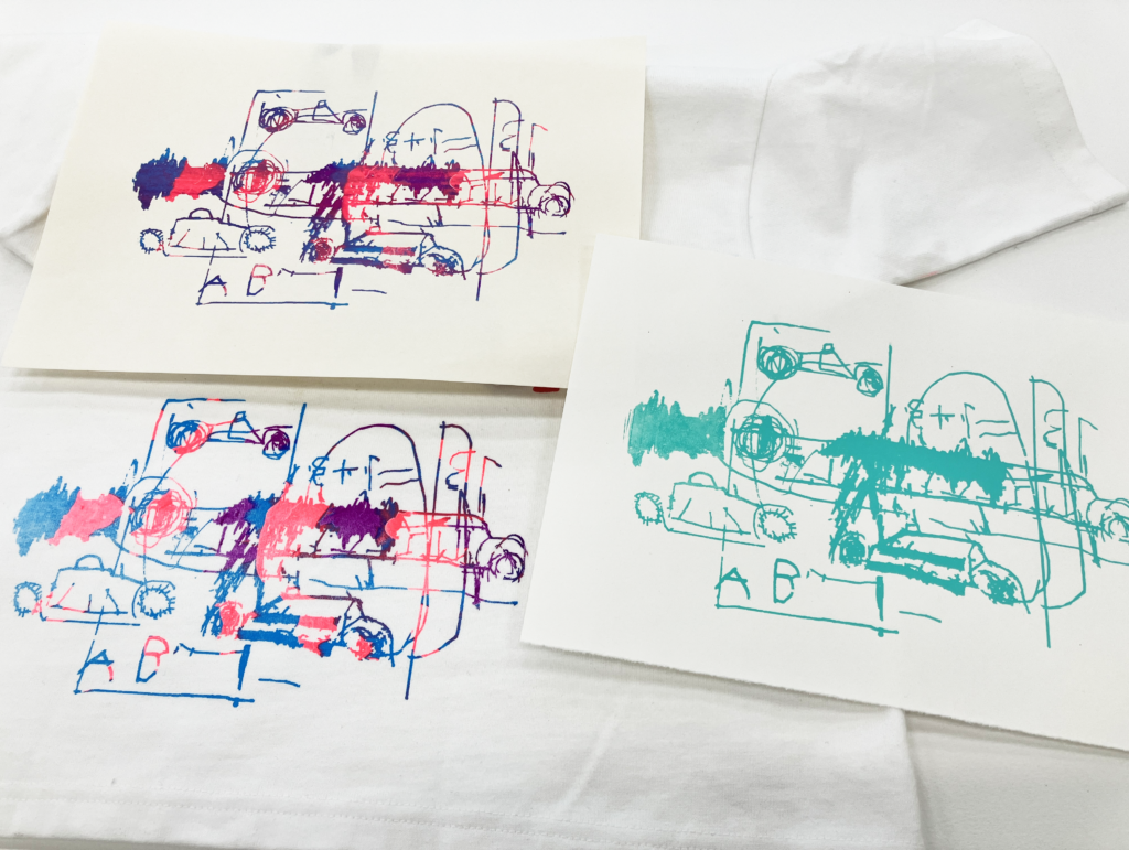親子でオリジナルＴシャツ作り！自分の絵をプリントしよう！
